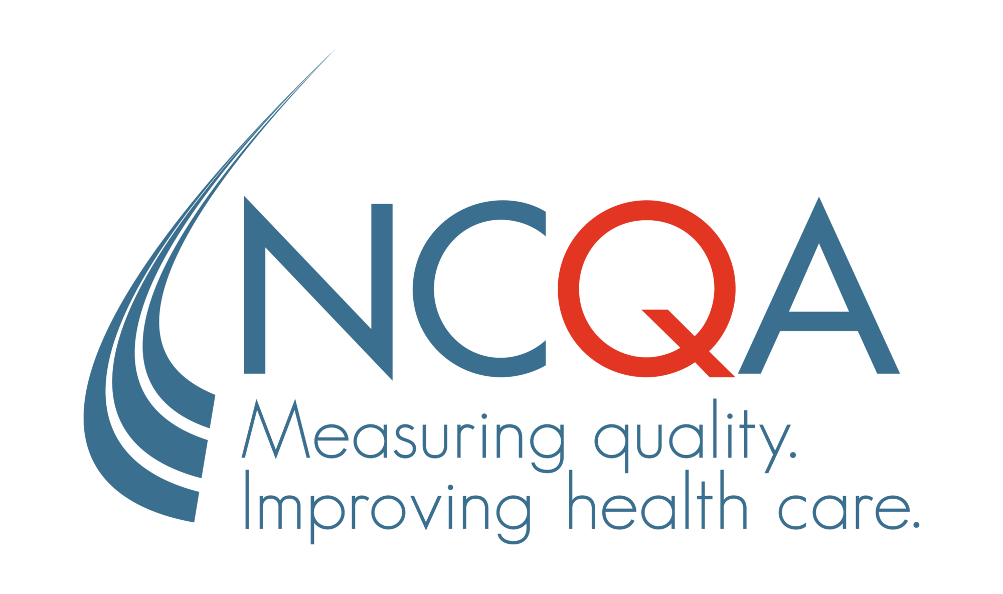 Blue and red logo for National Committee for Quality Assurance